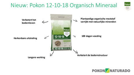 Pokon-Produkte Gartendünger 12 10 18 3 75 kg organisches Mineral