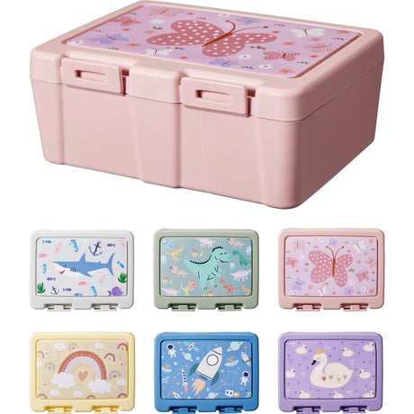 Excellent houseware lunchbox pp met spork 6ass