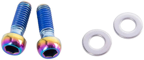 Sram-Befestigungsschraube, Befestigungsschraube, Avid, rostfrei, Regenbogenfarben