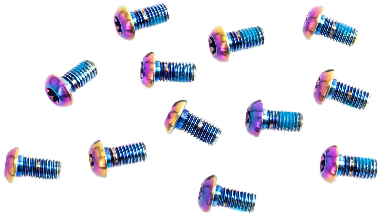 Sram-Bolzensatz, Schraubensatz in Regenbogenfarben