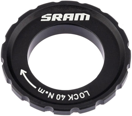 Sram-Verschlussring-Verschlussring, schwarze Center-Lock-Bremsscheiben