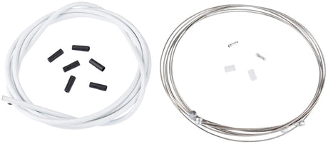 Contec Bremszugset Stop+ CT Bremszugset Stop+ Stahl vorne+hinten komplett weiß