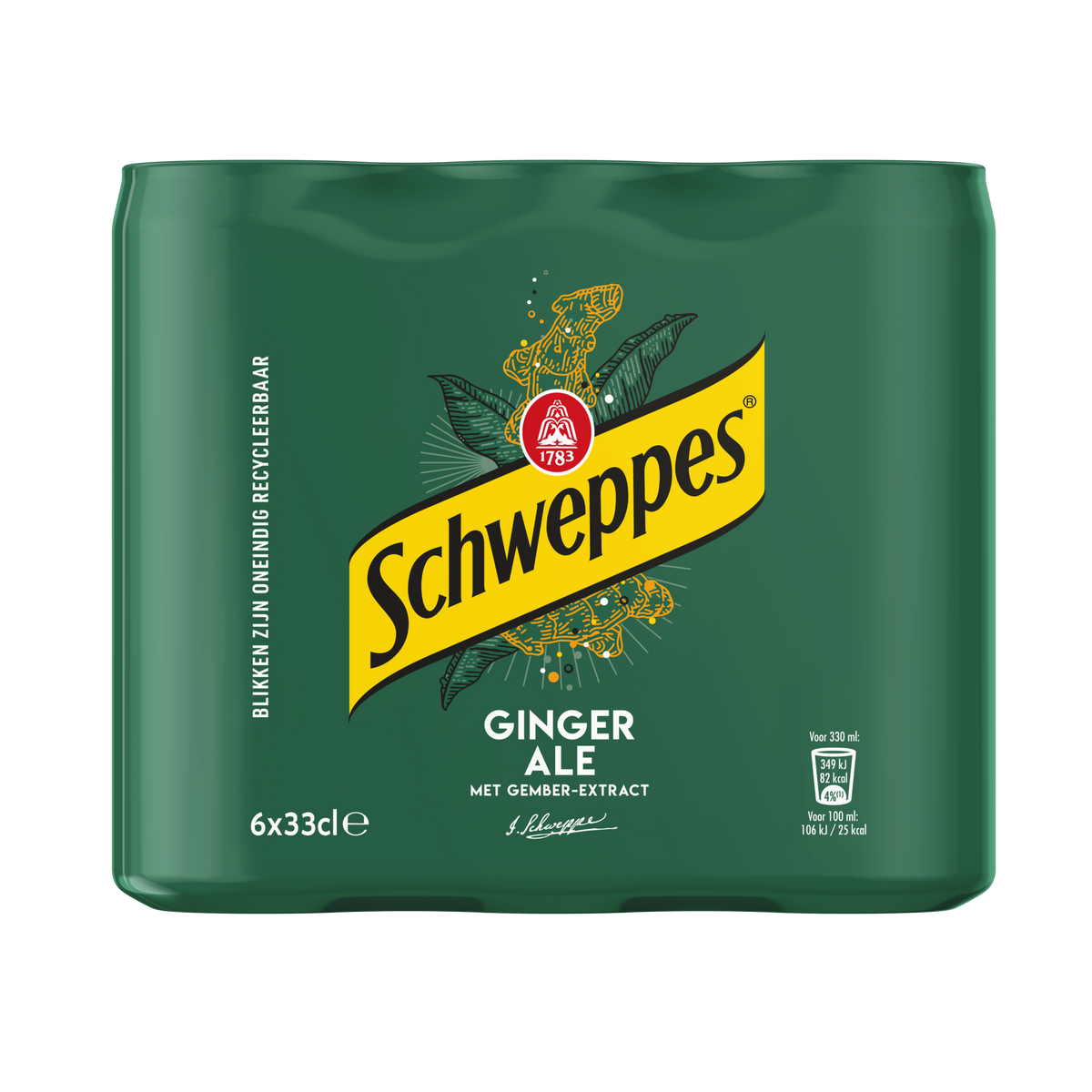 Schweppes Ginger Ale Dose (24x 33 cl)