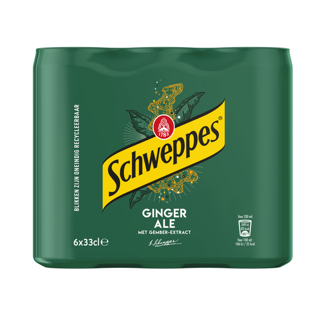 Schweppes Ginger Ale Dose (24x 33 cl)