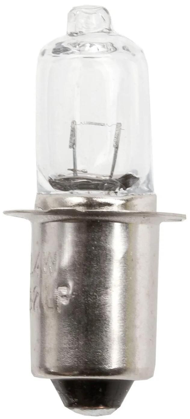 Messing Schlager Glühbirne Trumpf Glühlampe 6V, 2,4 Halogen m. Prüfzeichen