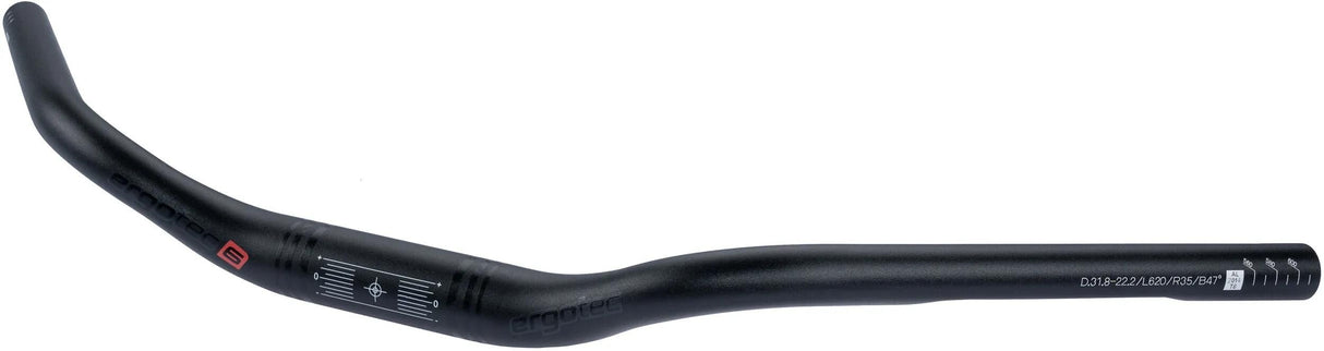Ergotec Lenker Trekkinglenker Trekking 31,8mm schwarz