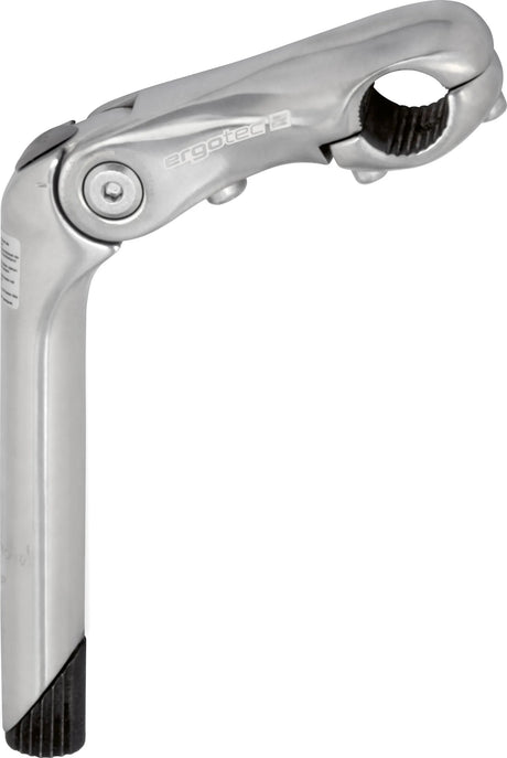 Ergotec Vorbau Kobra Vario Vorbau Cobra 25,4mm 110 180mm Silber Alu