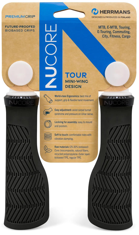 Herrmans Griffset Nucore Tour Wave 130 130 mm schwarz