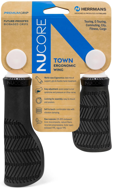 Herrmans Griffset Nucore Town Wave 90 130 mm schwarz
