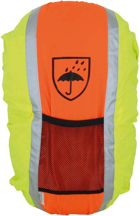 Fasi reflektierender Überzug für Rucksäcke Reflex Rucksacküberzug Gelb Orange