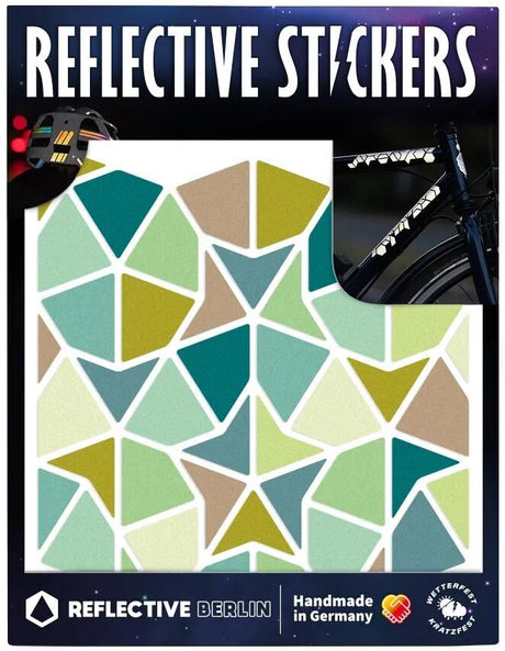 Reflektierende Berlin Reflexaufkleber Formen refl.sticker ref.berlin Formen Drachen Darts Bernstein