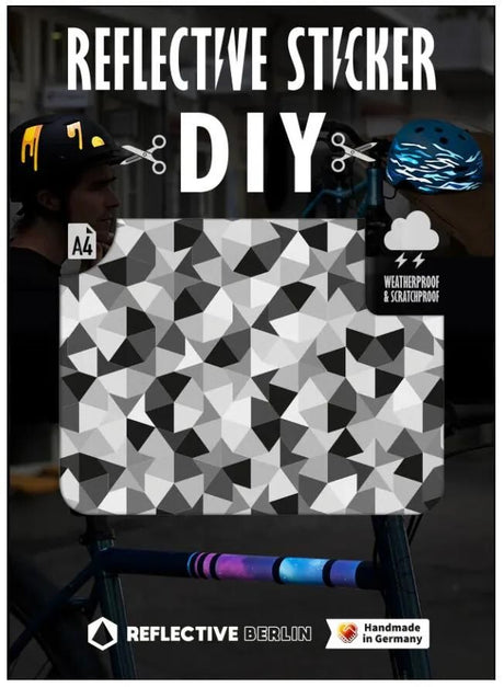 Reflektierende Berlin-Reflexaufkleber, DIY-Refl.aufkleber, Ref.berlin, DIY-Drachen, Darts, Herbst