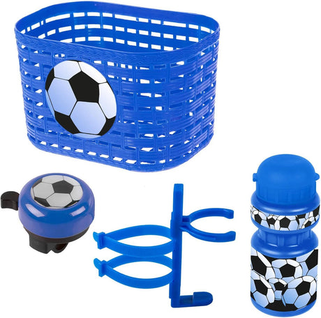 Messing-Fass-Zubehör, Korb, Glocke, Trinkflaschen-Set, Messing-Sch. Fußballkorb, Glockenflasche