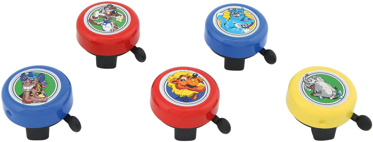Reich Kinderfahrradklingel Crazy Animals Glocke Crazy Animals Farbsortierungen