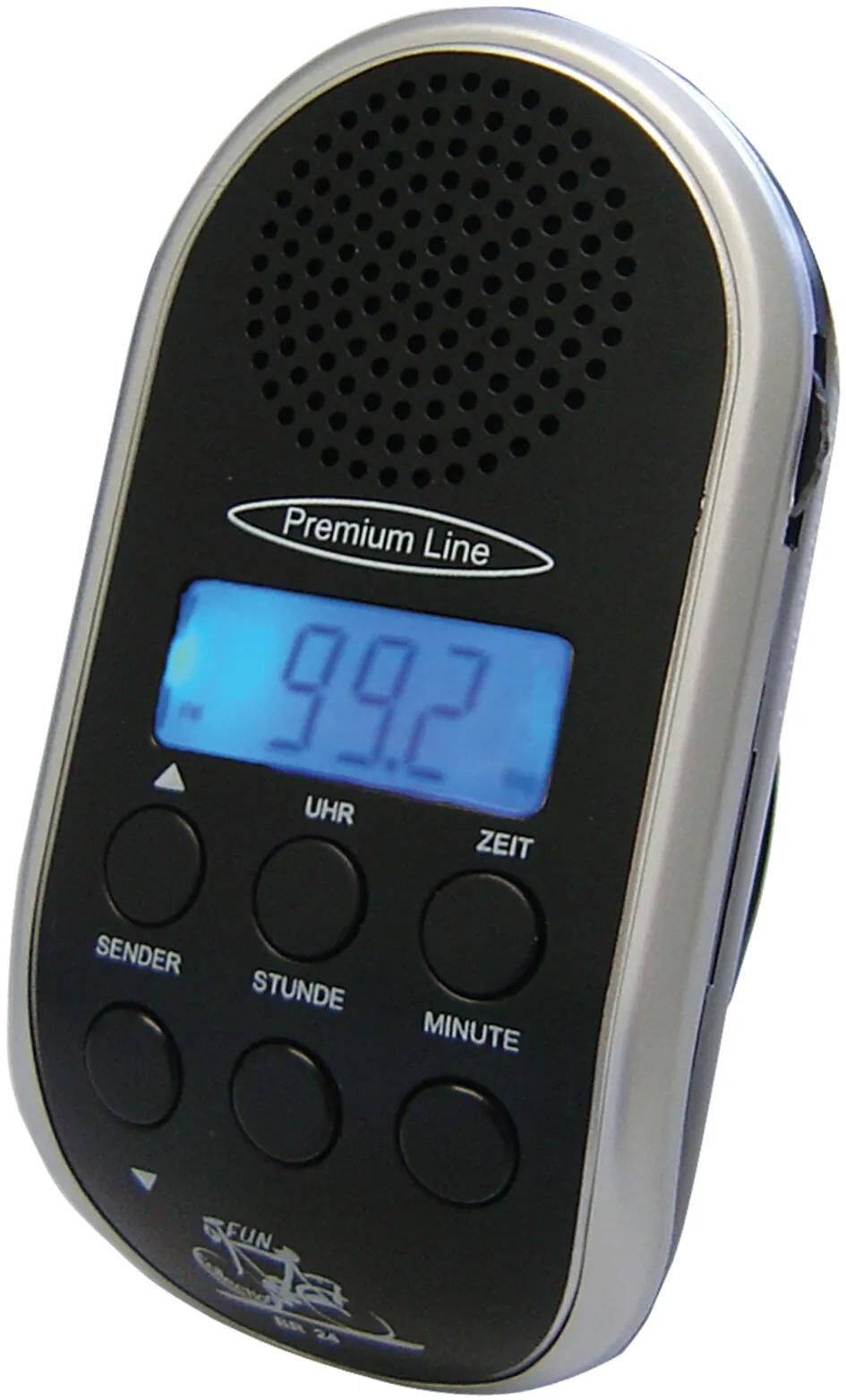 Security Plus Fahrradradio BR24 Fahrradradio BR24 Anth. Silber