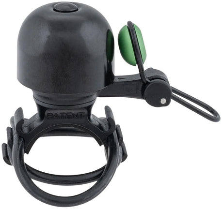 Contec Fahrradklingel Diamond Bing CT Miniklingel Diamond Bing, schwarz grün, uni
