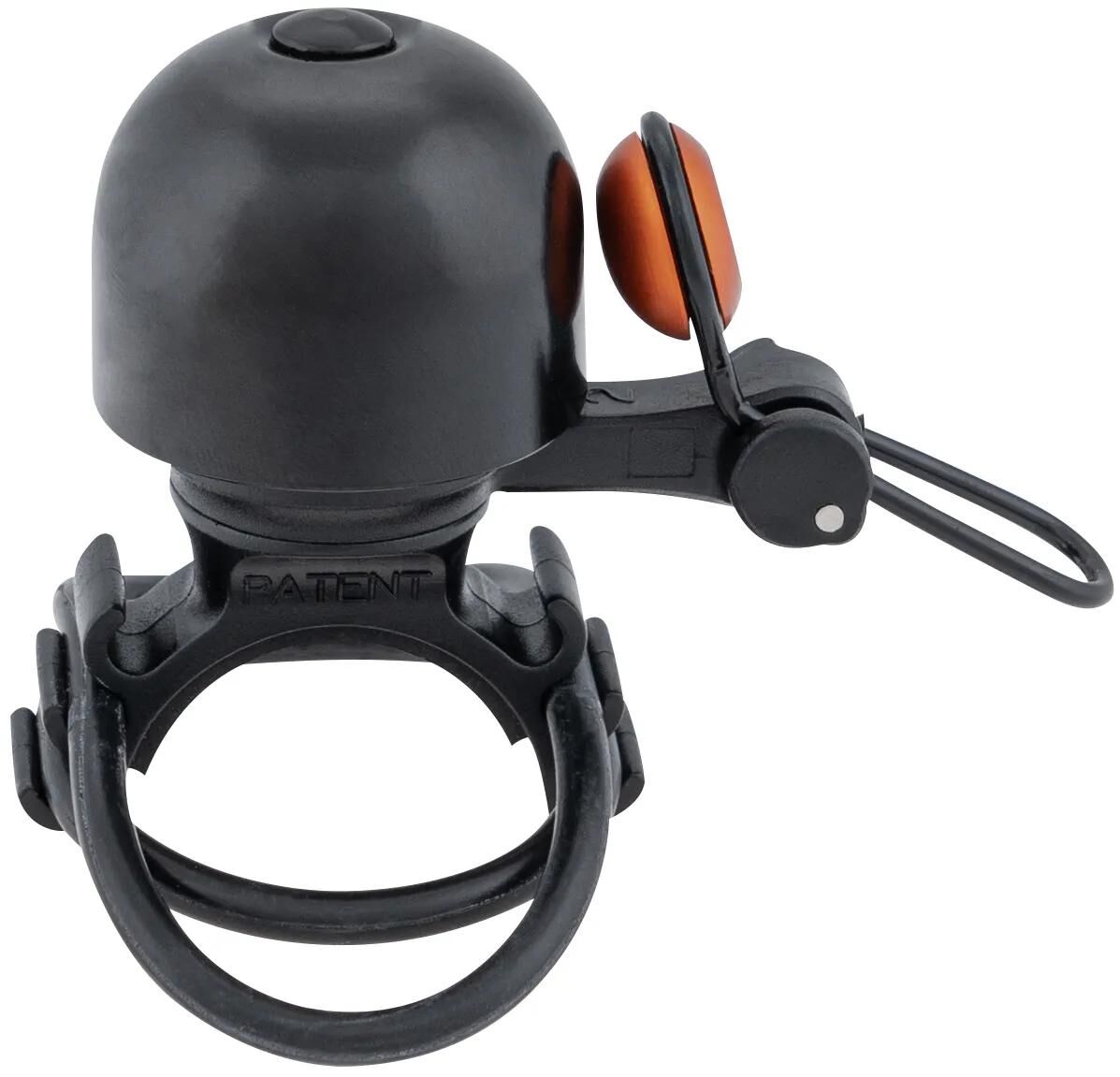 Contec Fahrradklingel Diamond Bing CT Miniklingel Diamond Bing, Schwarz Orange, Uni