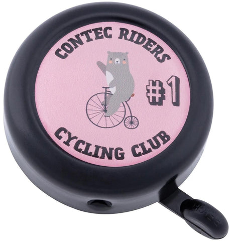 Contec Kinderfahrradklingel Kid-A-Ring CT-Klingel Kid-A-Ring Zirkusbär, Schwarz Blau