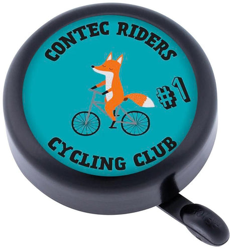 Contec Kinderfahrradklingel Kid-A-Ring CT Bell Kid-A-Ring Circus Fox, Schwarz Blau