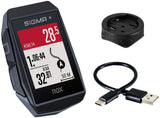 Sigma Rox 11.1 EVO GPS SW SWO Stand einfacher Halter + USB-C-Ladekabel