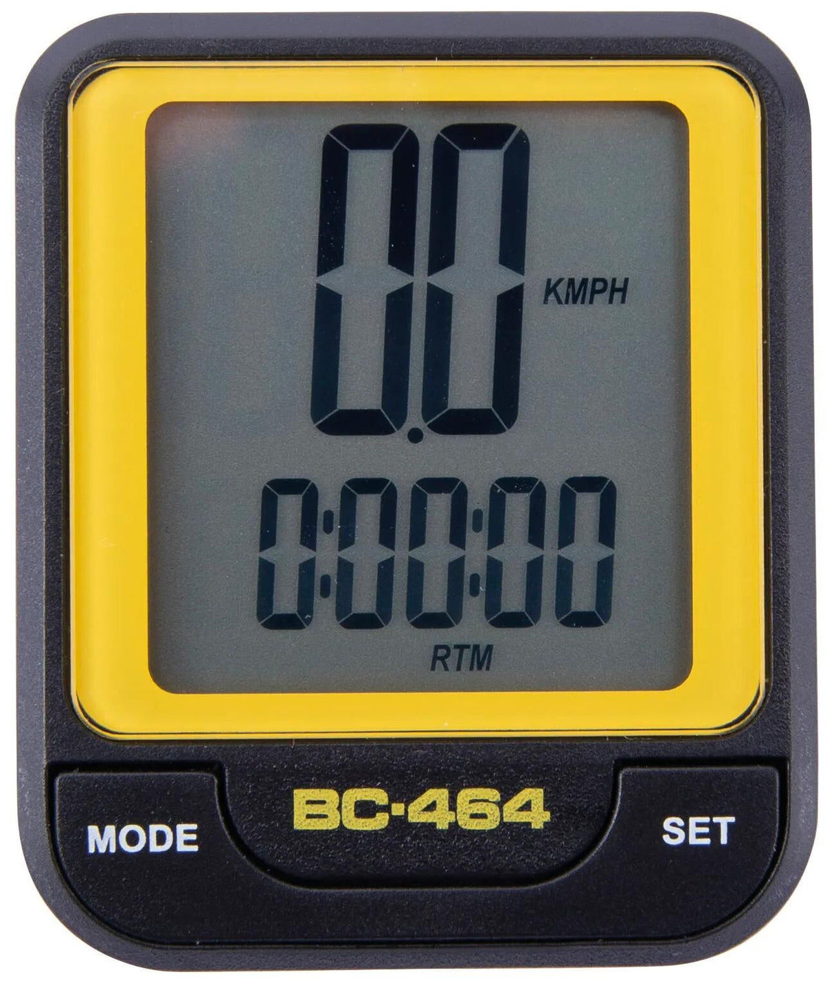 Contec Fahrradcomputer CBC-464 CT Computer CBC-464 Kabel, schwarz neogelb