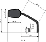 Contec Rückspiegel E-View Evo GL CT Rückspiegel E-Vie Evo GL Dazz M.G-Link