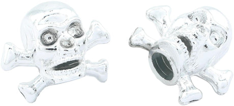 Contec Ventilkappe Valve.Caps CT Ventilkappen Skull+Bones Chrom
