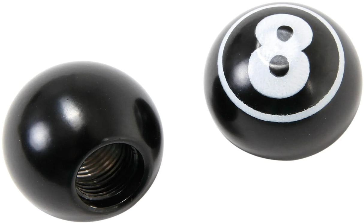 Contec Ventilkappe Valve.Caps CT Ventilkappen 8 Ball schwarz