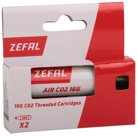 Zefal Zéfal Reservekartusche CO2 Kartusche Zéfal Push 16g m.Gewinde