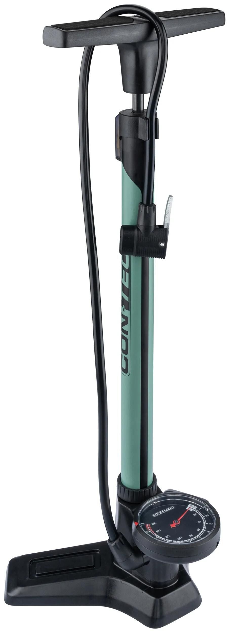 Contec Standpumpe Air Support Twist CT Handkompressor Air Support Twist Schwarz Grün