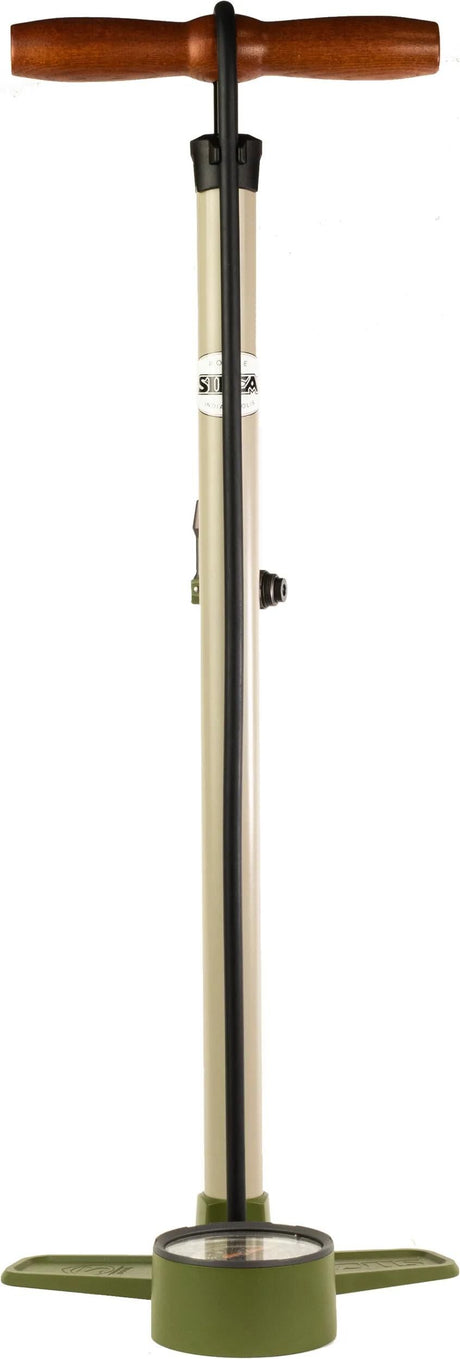 Silca Hochdruckpumpe Terra Standbodenpumpe Terra Grün Braun