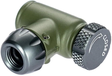 Silca eolo iv CO2-Kartuschenaufsatz CO2-Kartusche. Pumpe Eolo iv grün grau