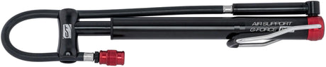 Contec Mini-Fußpumpe mit Luftunterstützung G-Force CT Ministandpumpe Luftunterstützung G-Force Pro Schwarz