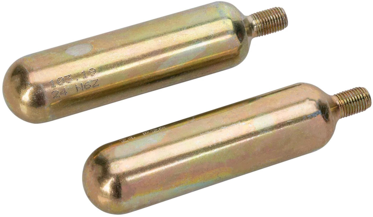 Contec CO2-Ersatzkartuschen, Luftunterstützung, CO2-Pistole, CT, CO2-Ersatzkartusche für Luftunterstützung, CO2-Pistole, 25 g. 2Stk