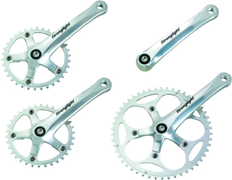Stronglight Kurbelgarnitur Tandem Impact Kurbelgarnitur Strongl.Tandem Impact Alu, 170 mm, 42 Zähne.