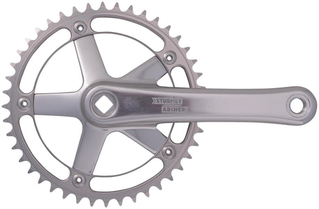 Sturmey Archer Kurbelgarnitur FCT 64 Kurbelgarnitur St. Archer FCT 64 44 Zähne 170 mm Sil.