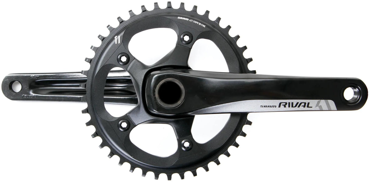 Sram Kurbelgarnitur Rival 1 Kurbelgarnitur Rival 1 GXP 42 Z. 170 mm schwarz