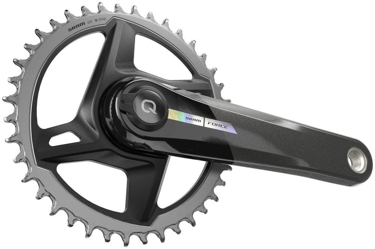 Sram Kurbelgarnitur Leistungsmesser Force 1 Achsen Kurbelgarnitur Leistungsmesser Kraft 1 Achsen 172,5 mm 40 Zähne