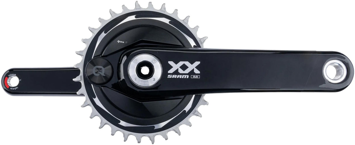 Sram Kurbelgarnitur Leistungsmesser xx Eagle Axs Getriebekurbelgarnitur PM xx Eagle Axs Tr. 165mm 32t