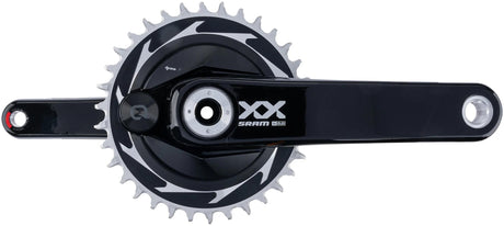 Sram Kurbelgarnitur Leistungsmesser XX SL Eagle Axs Getriebekurbelgarnitur PM XX SL Eagle Axs Trans.165 mm 34 Zähne