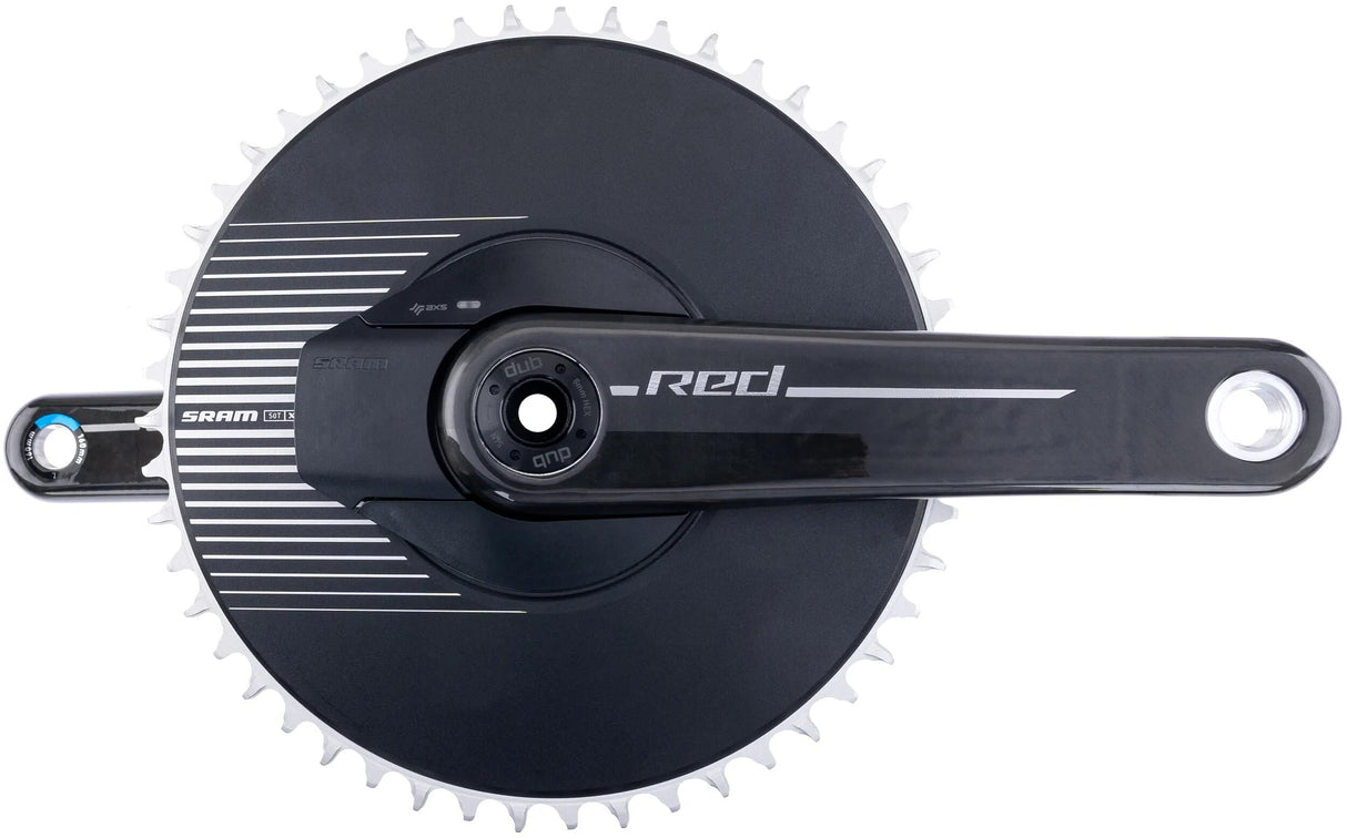 Sram Kurbelgarnitur Leistungsmesser rot 1 Achsen E1 Kurbelgarnitur PM rot 1 Achsen E1 160 mm