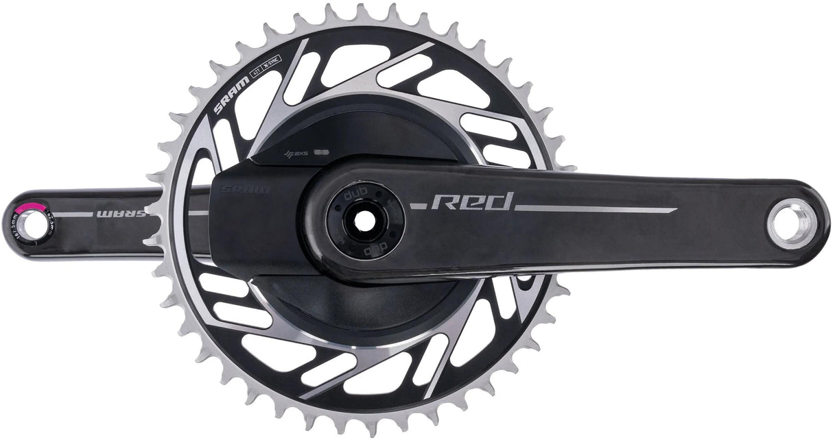 Sram Kurbelgarnitur Leistungsmesser rot 1 xplr Achsen E1 Kurbelgarnitur PM rot 1 xplr Achsen E1 42t 167,5 mm