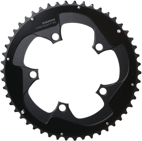 Sram Kettenblatt Road Doppelkettenblatt Roaddoub. 50t Aluminium f. rot schwarz