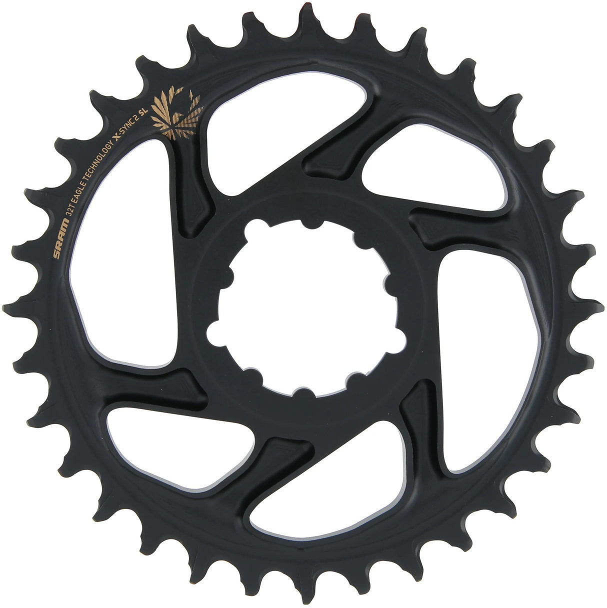 Sram Kettenblatt X-Sync2 SL Kettenblatt X-Sync2 SL 32 Zähne Alu Gold
