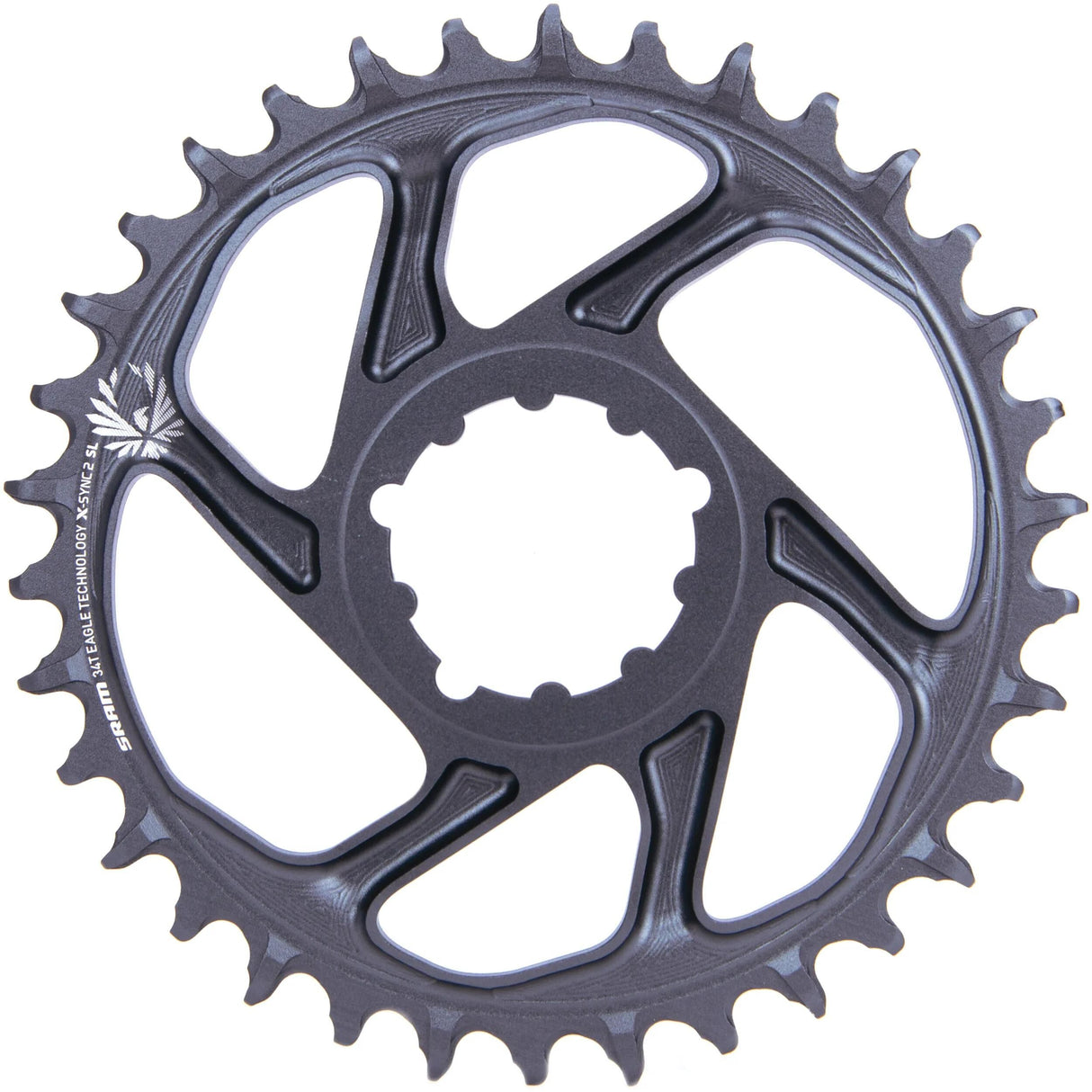 Sram Kettenblatt x-sync2 sl Kettenblatt x-sync2 sl 34t. Aluminium mondgrau