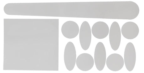Contec Hinterradgabel-Rahmenschutzset Full HD CT Frame Prot.Full HD Set, transparent