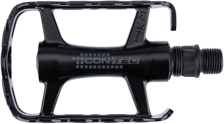 Contec Pedal Blacktop CT Pedale Blacktop MTB ATB Alu Schwarz Silber