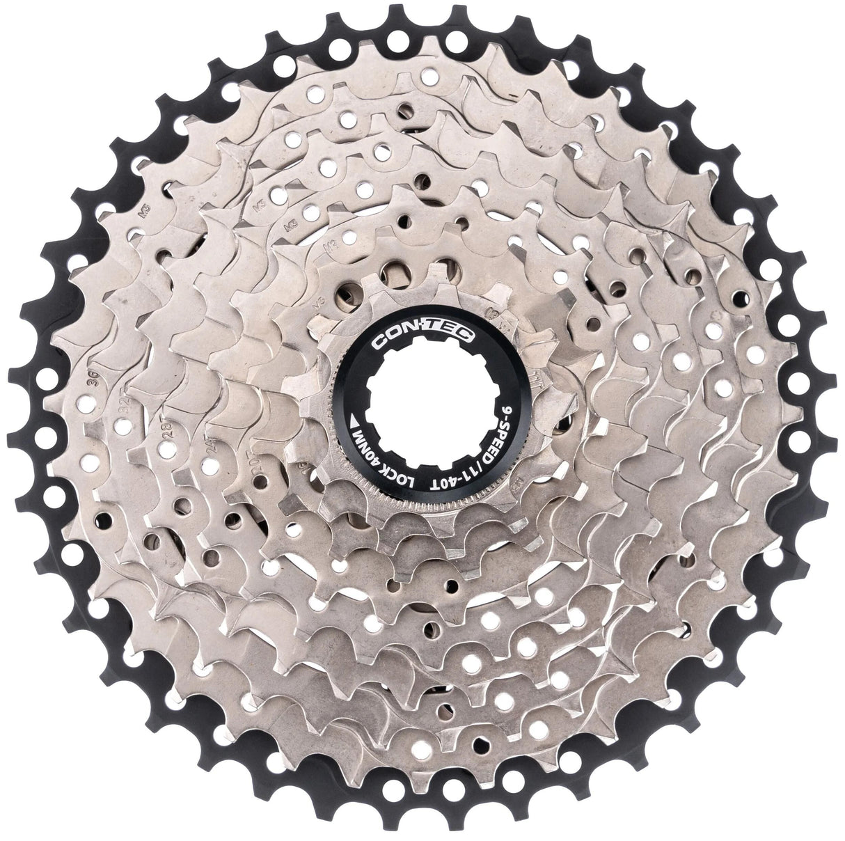 Contec Grad Kassettenritzel CT Cas.Sprocket Grad 11-40t 9sp Sil. schwarz