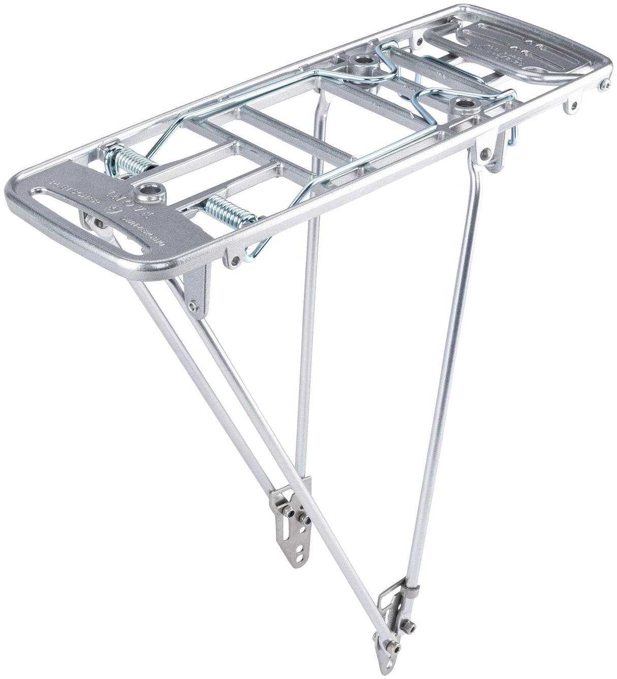 Pletscher Gepäckträger, auf der Rückseite Inova-Heckträger Pletsch. Inova System Alu 26 28 Sil.