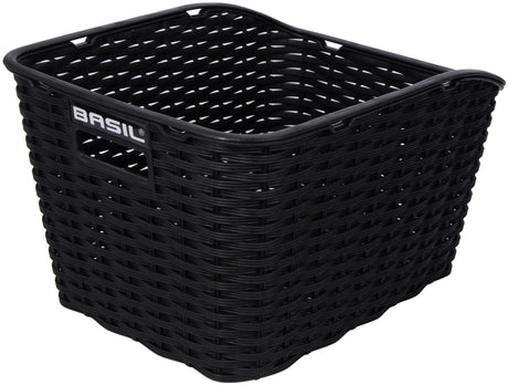 Basilikum Weave WP - Fahrradkorb - auf der Rückseite - schwarz
